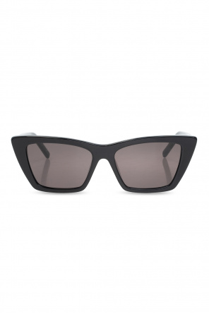 サングラス Saint Laurent FW24 'SL M144' sunglasses (810622Y9956 1000) Black acetate SL M144 sunglasses – G&B